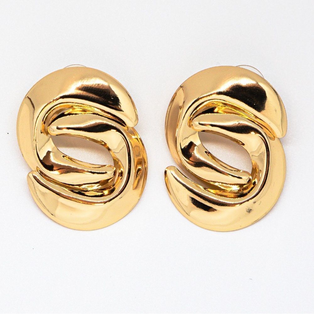 Geo twist Earrings N1541